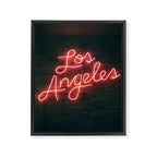 Los Angeles Framed Canvas Print Gallery Image 6