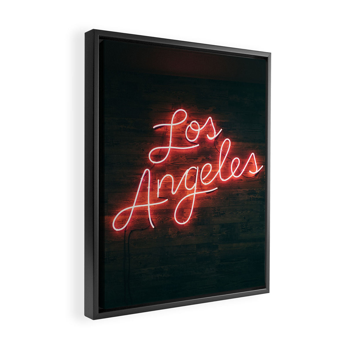 Los Angeles Framed Canvas Print Gallery Image 2