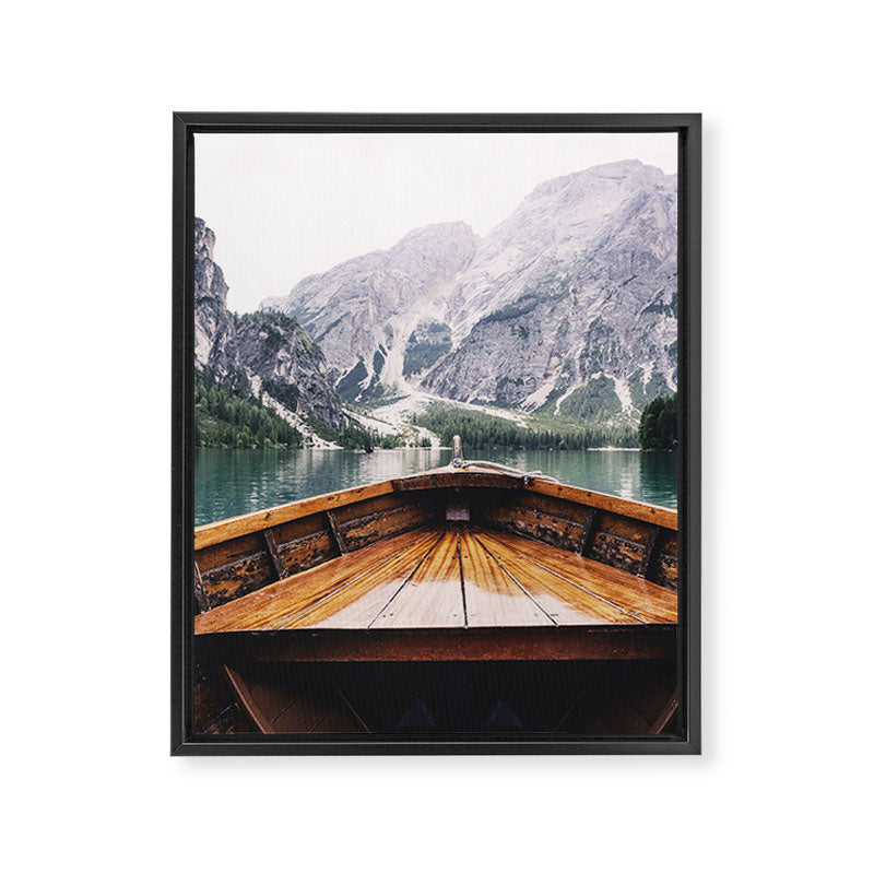 Mountain Lake Framed Canvas Print Gallery Image 6