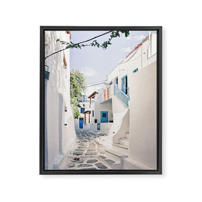 Mykonos Greece Framed Canvas Print Gallery Image 1