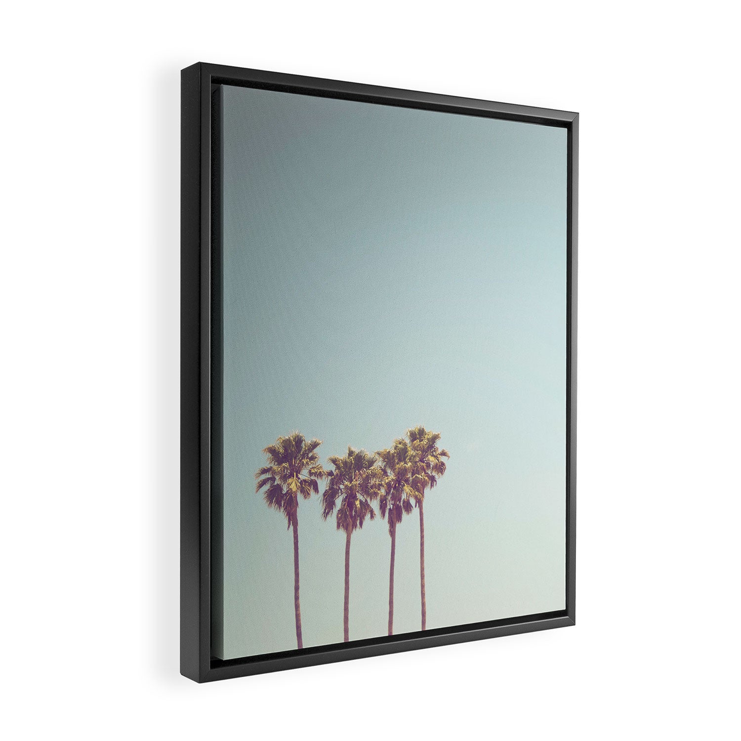 Palm Tree Framed Canvas Print Gallery Image 2
