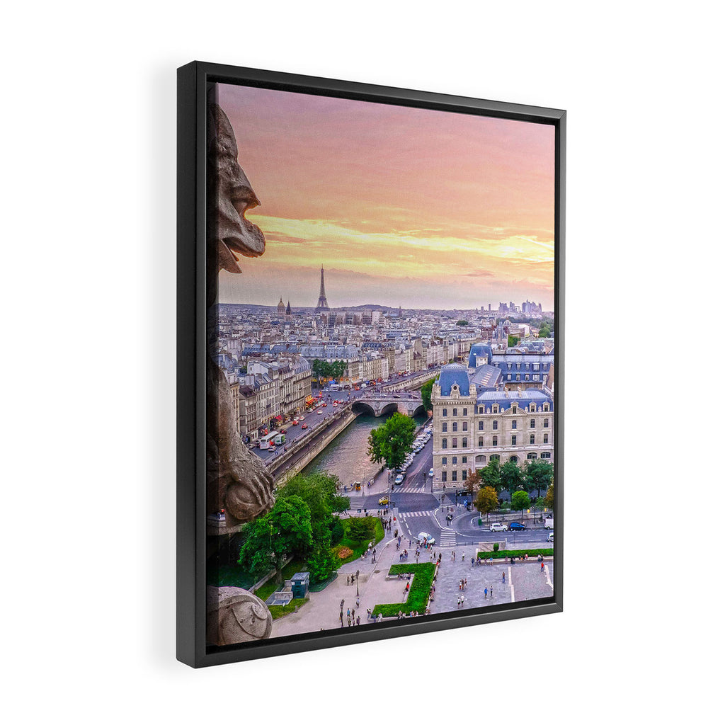 Paris City Framed Canvas Print Gallery Image 2