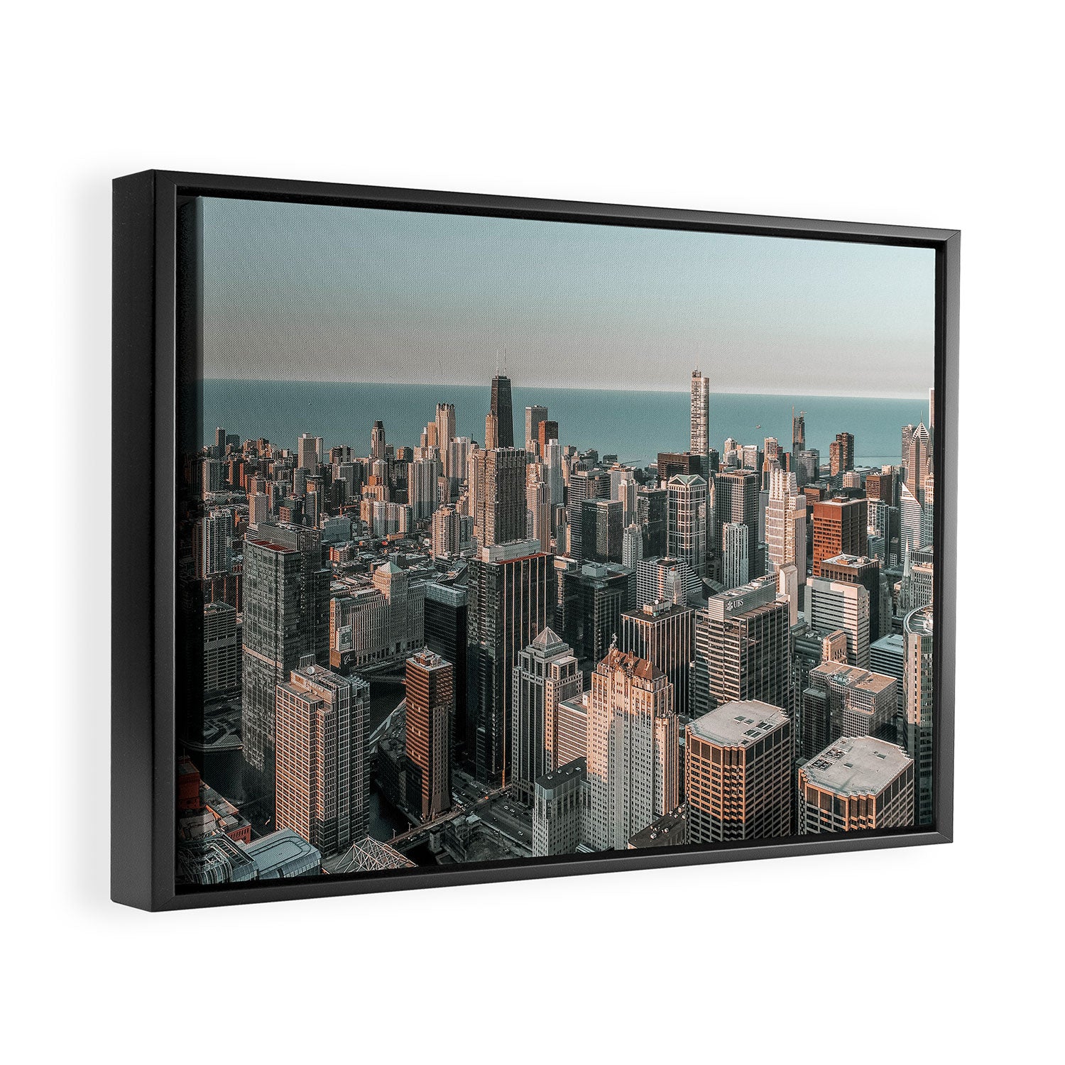 Chicago Skyscrapers Framed Canvas Print Gallery Image 2