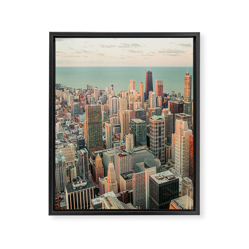 CHICAGO SKYSCRAPERS Framed Canvas Print Gallery Image 6