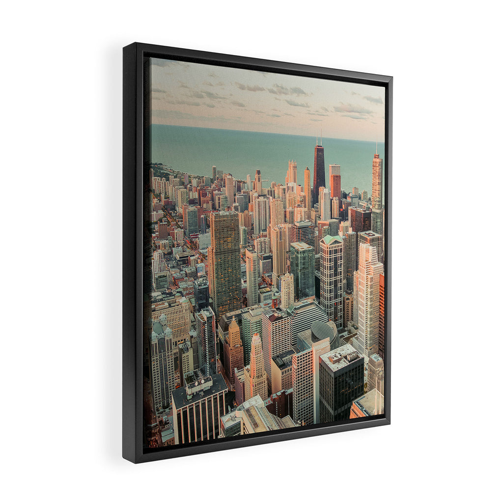CHICAGO SKYSCRAPERS Framed Canvas Print Gallery Image 2