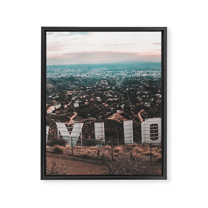Hollywood Sign Framed Canvas Print Gallery Image 1