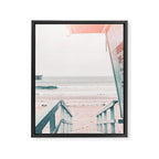 Lifeguard Tower California Beach Life Framed Canvas Print Gallery Image 6