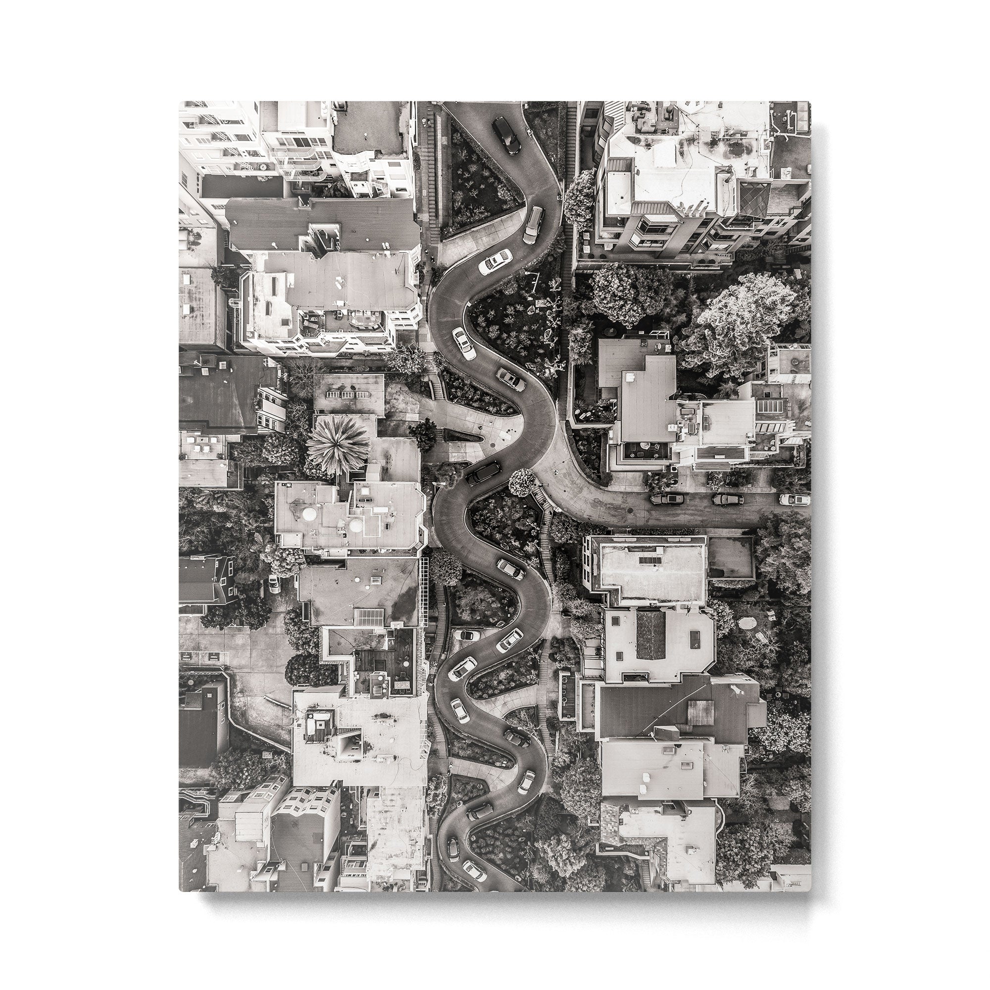Lombard Street, San Francisco Metal Print Gallery Image 4