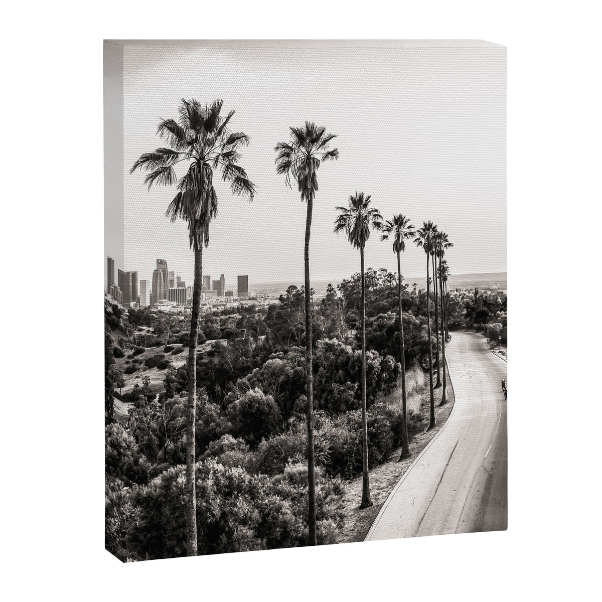 Los Angeles Black and White Canvas Print Gallery Image 6