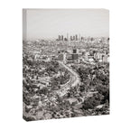 Los Angeles Grey Canvas Print Gallery Image 8