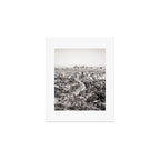 Los Angeles Grey Art Print Gallery Image 1