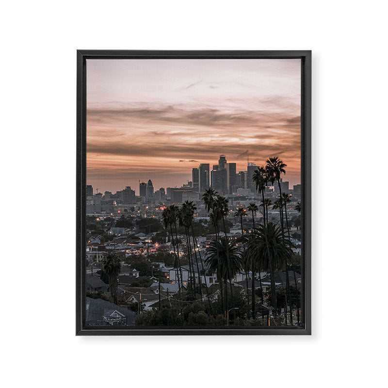 Los Angeles Framed Canvas Print Gallery Image 6
