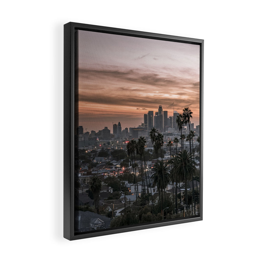 Los Angeles Framed Canvas Print Gallery Image 2