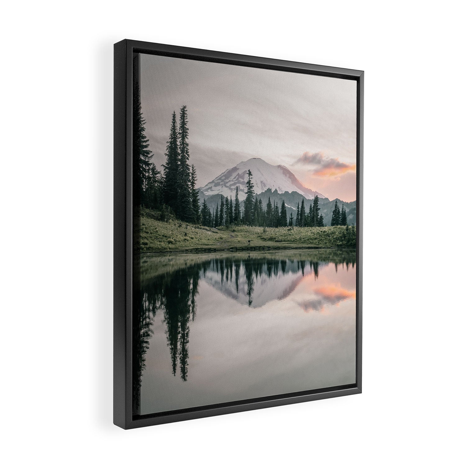 Mount Rainier Washington Framed Canvas Print Gallery Image 2