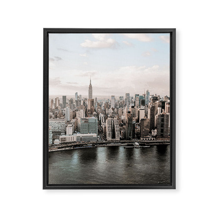 New York City Framed Canvas Print Gallery Image 1