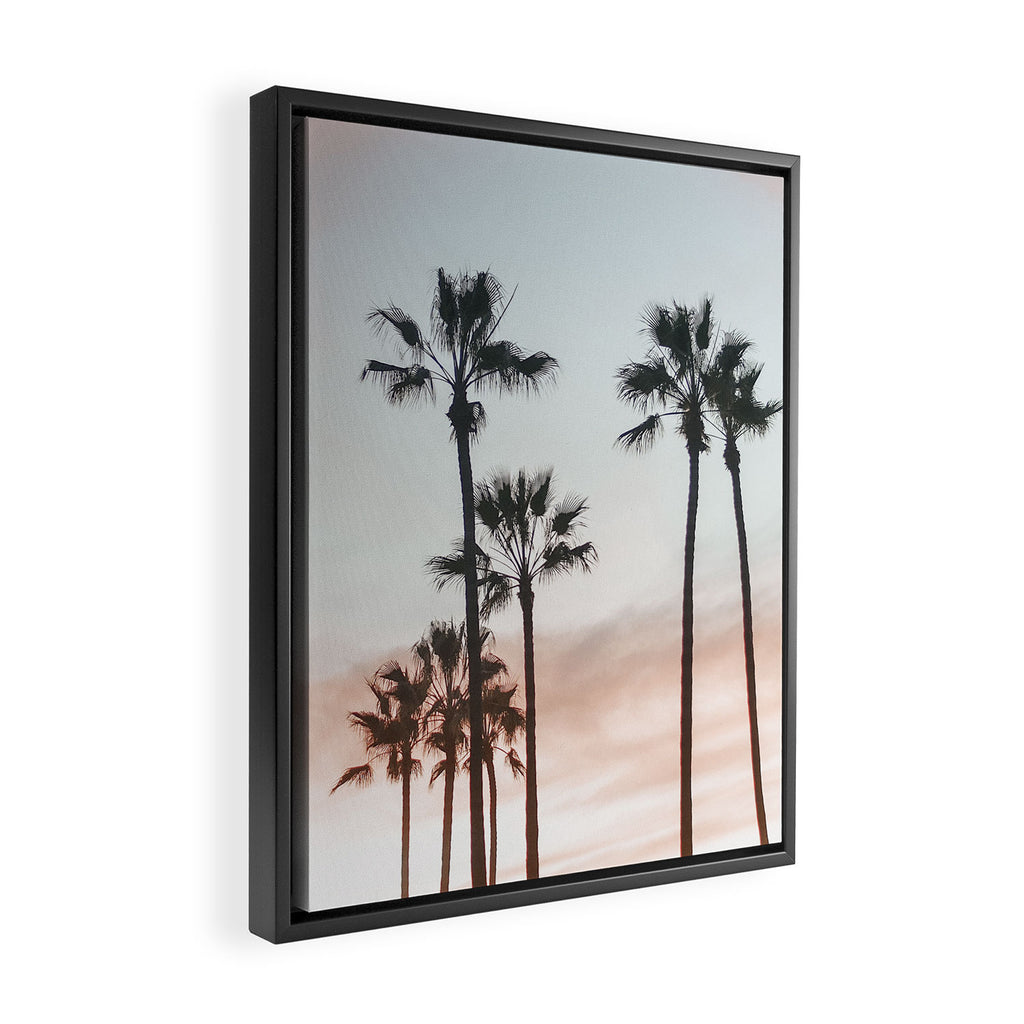 Palm Tree California Framed Canvas Print Gallery Image 2