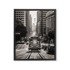 San Francisco Cable Car Framed Canvas Print Gallery Image 8