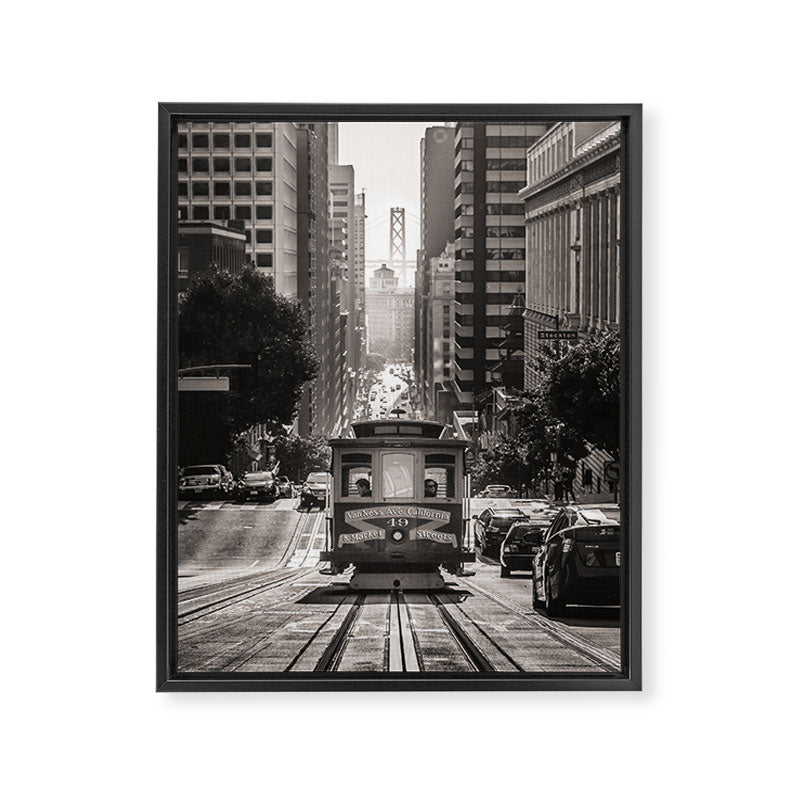 San Francisco Cable Car Framed Canvas Print Gallery Image 8