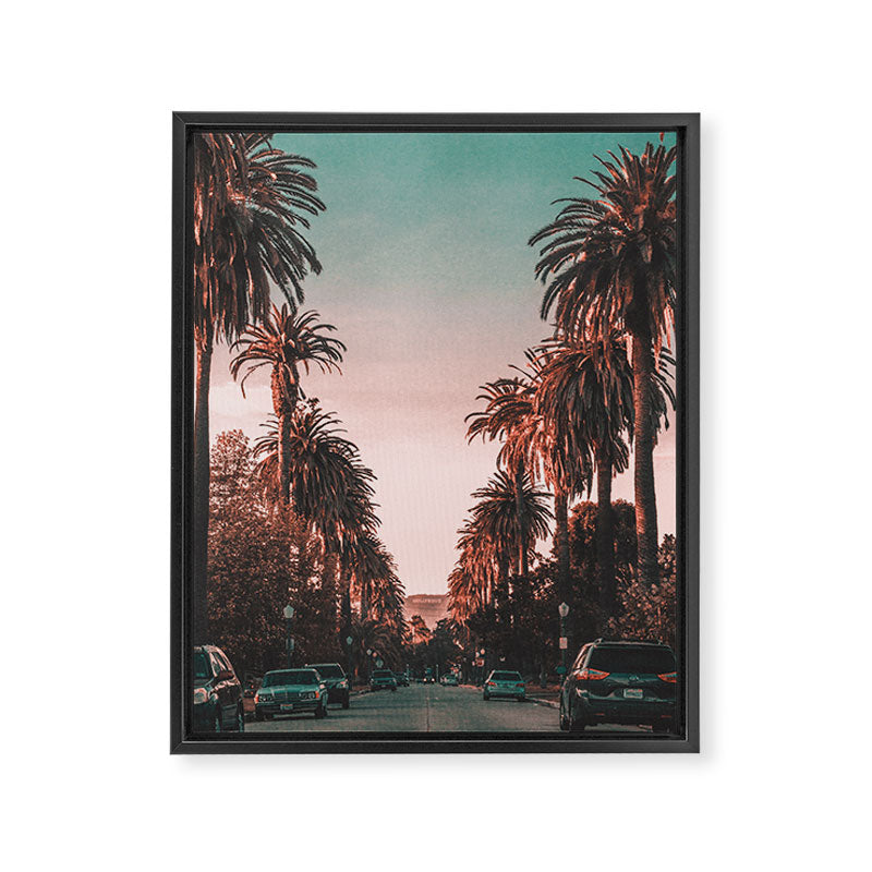 Sunset Boulevard Los Angeles Framed Canvas Print Gallery Image 6