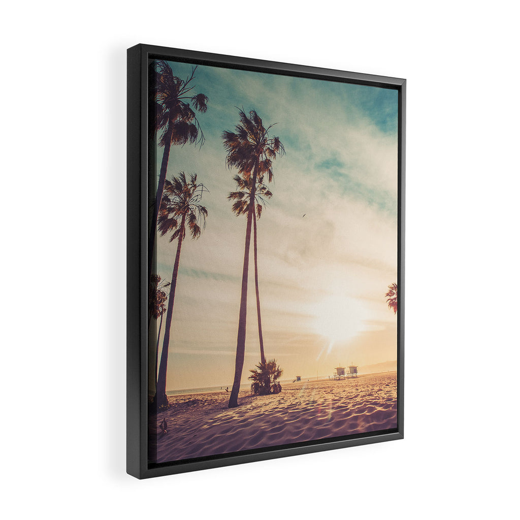 Venice Beach California Framed Canvas Print Gallery Image 2