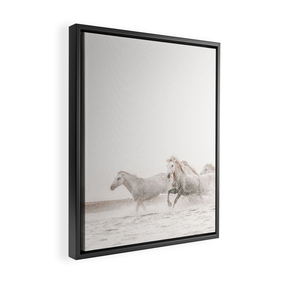 Wild Horses Framed Canvas Print Gallery Image 2