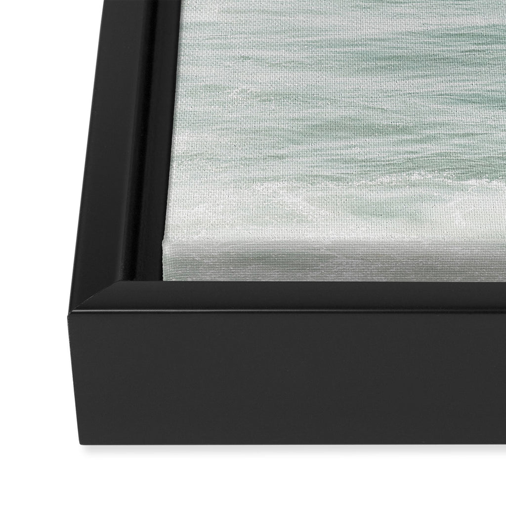 Surfer Waves Coastal Ocean Framed Canvas Print Gallery Image 3