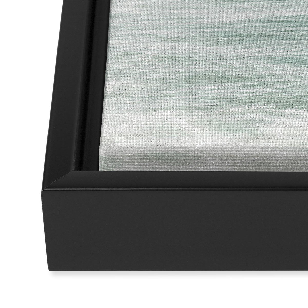 Surfer Waves Coastal Ocean Framed Canvas Print Gallery Image 3