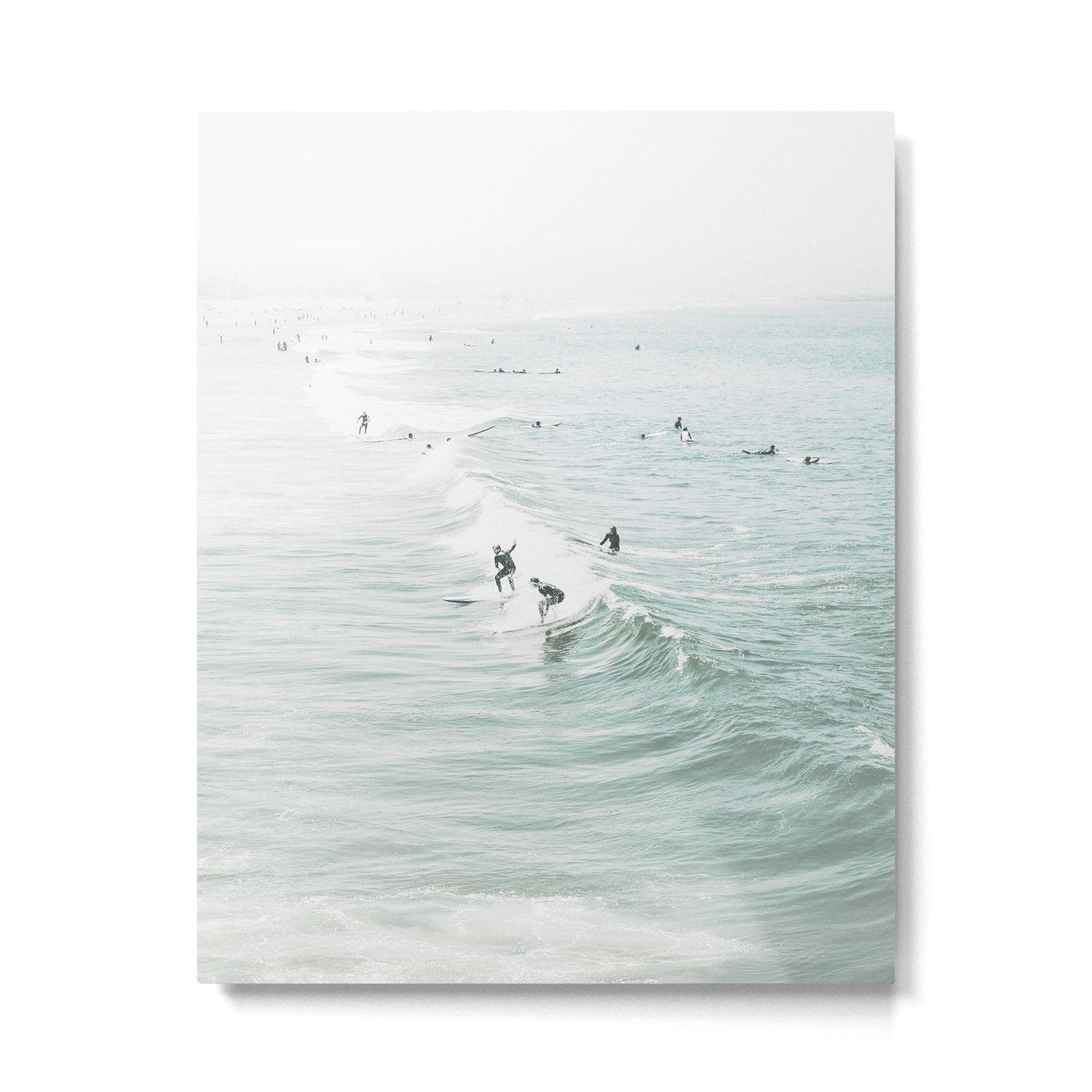 Surfer Waves Coastal Ocean Metal Print Gallery Image 4