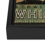 Bison Buffalo Whiskey Bourbon Framed Canvas Print Gallery Image 3