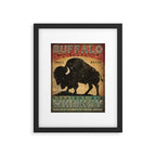 Bison Buffalo Whiskey Bourbon Framed Art Print Gallery Image 5