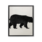 Black Bear Ursus Americanus Framed Canvas Print Gallery Image 8