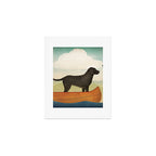 Black Dog Canoe '22 Art Print Gallery Image 1
