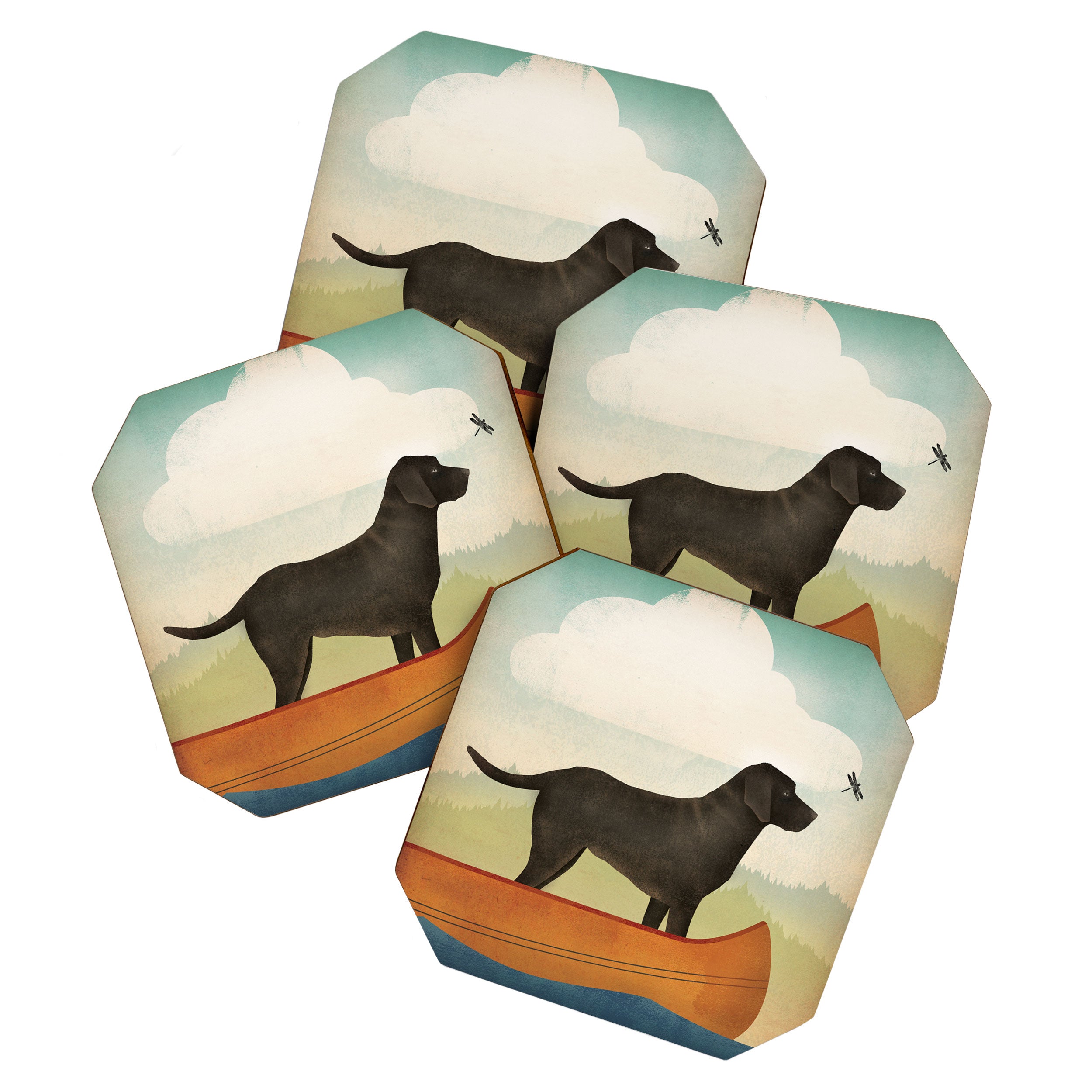 Black Dog Canoe '22 Coaster Gallery Image 1