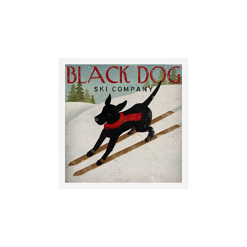 Black Dog Ski Co. Art Print Gallery Image 1