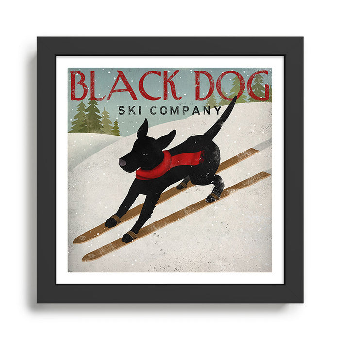 Black Dog Ski Co. Framed Art Print Gallery Image 1