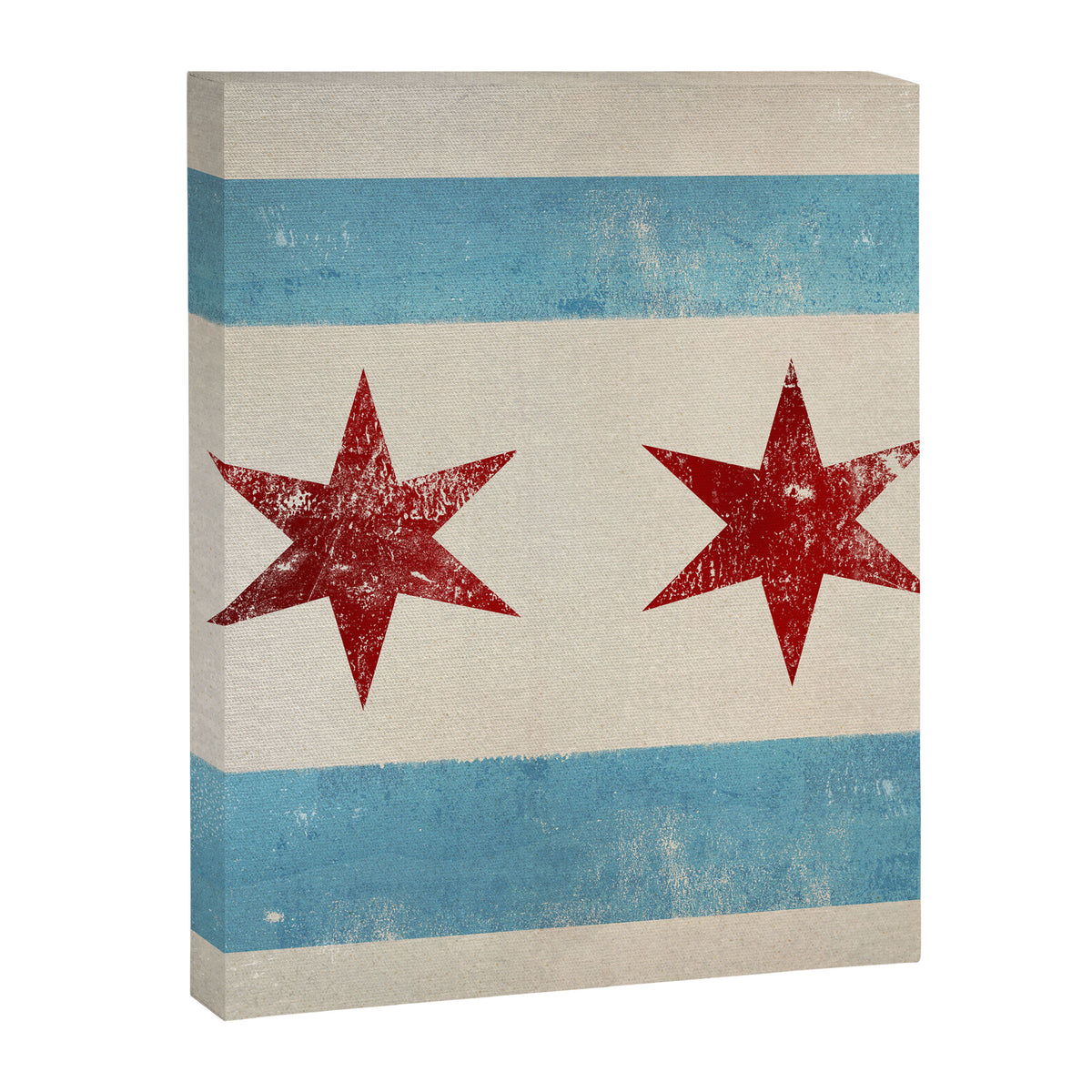 Chicago Flag Canvas Print Gallery Image 6