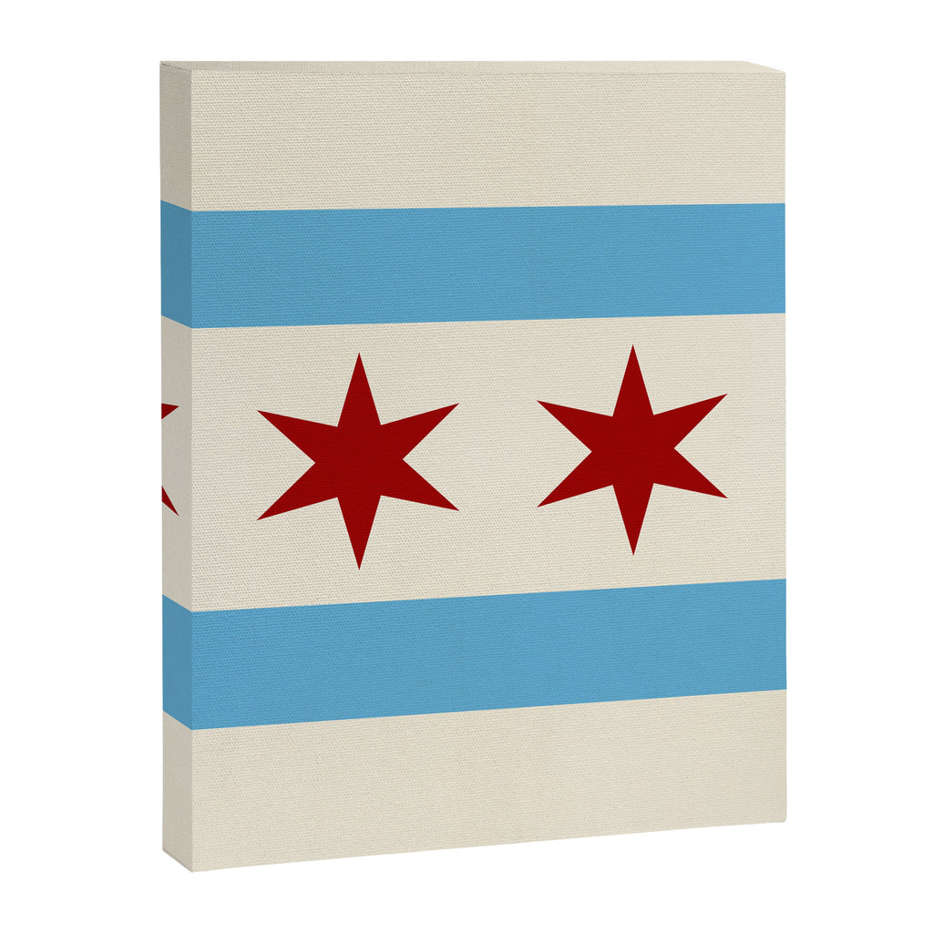 Chicago Flag Canvas Print Gallery Image 6