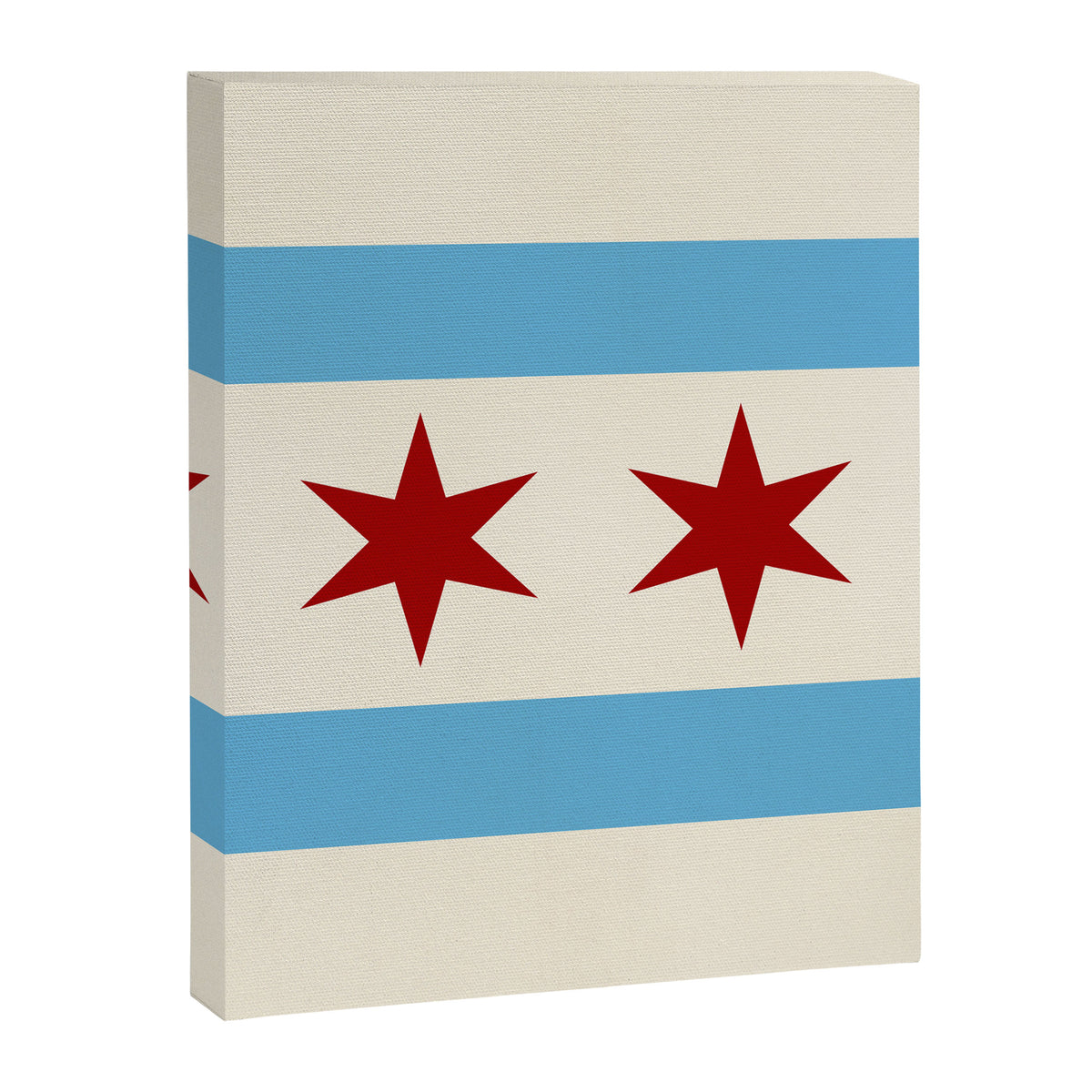 Chicago Flag Canvas Print Gallery Image 6