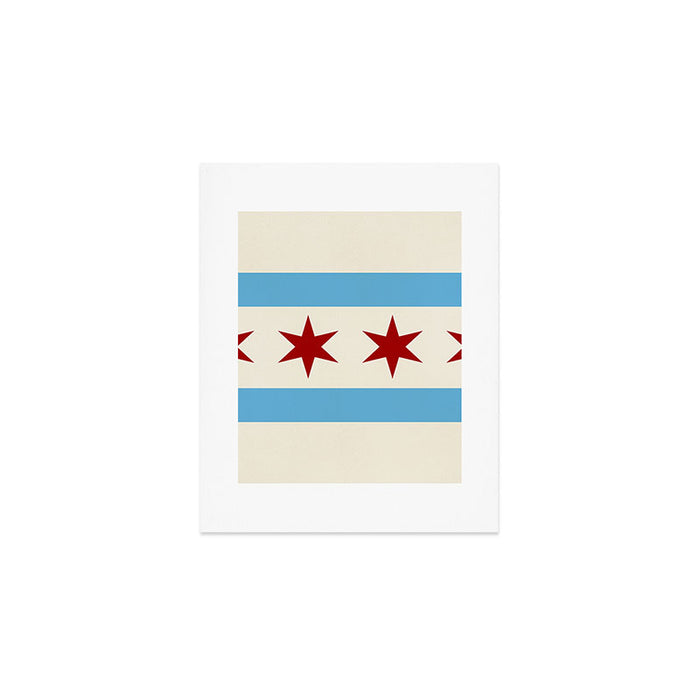 Chicago Flag Art Print Gallery Image 1
