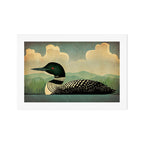 Common Loon Bird Art Print Gallery Image 1