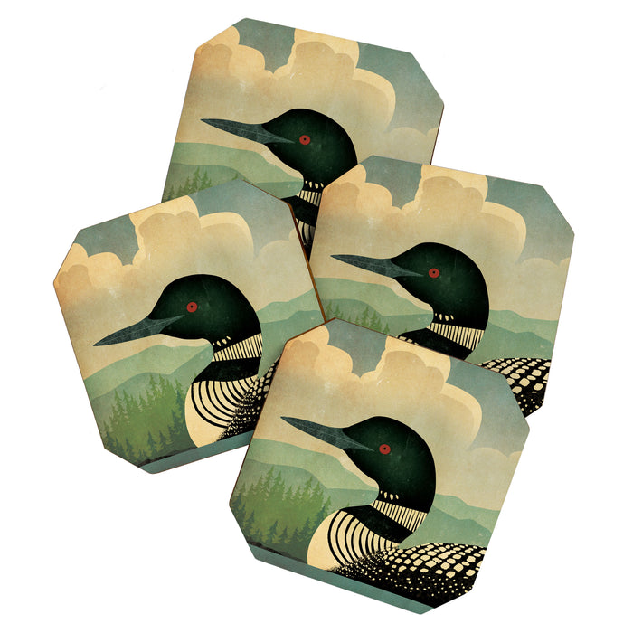 Common Loon Bird Coaster Gallery Image 1