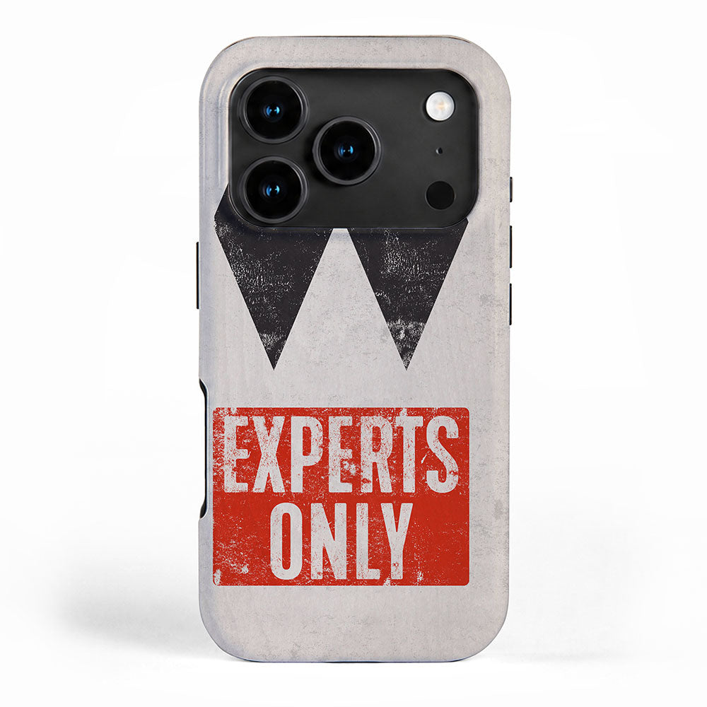 Experts Only Ski Double Black Diamond iPhone Case Gallery Image 1