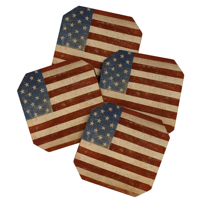 Flag US Flag American America Old Glory USA Coaster Gallery Image 1
