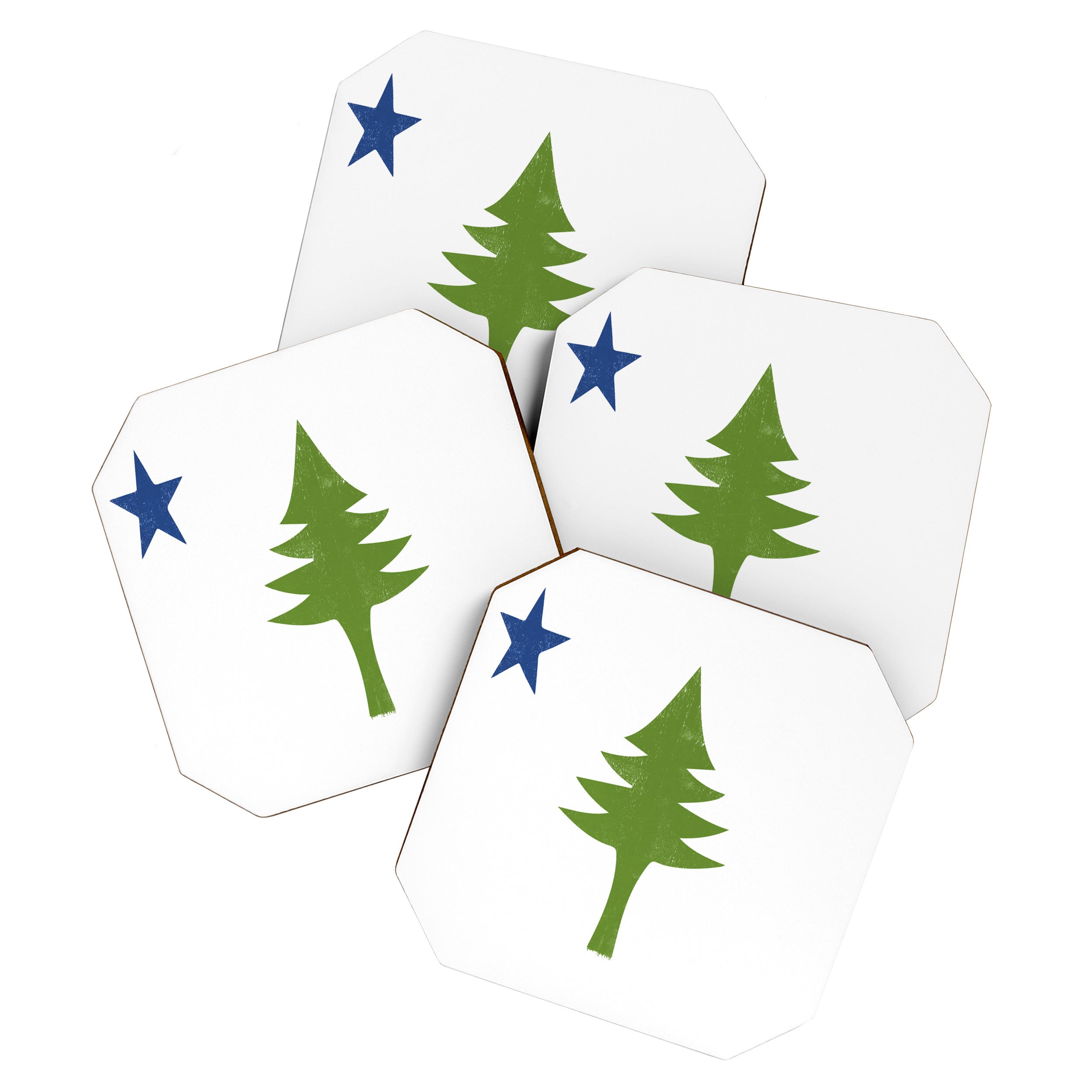 Maine Flag Coaster Gallery Image 1
