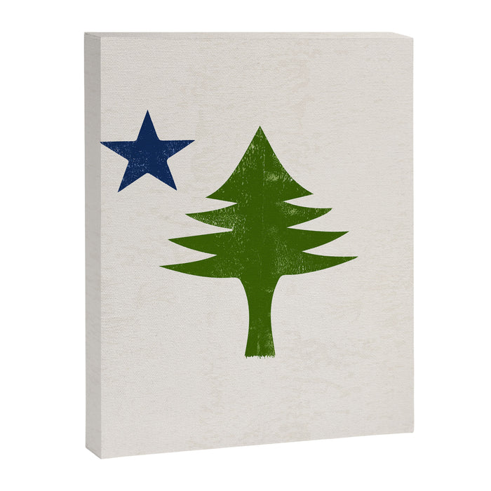 Original Maine Flag Canvas Print Gallery Image 1