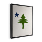 Original Maine Flag Framed Canvas Print Gallery Image 2