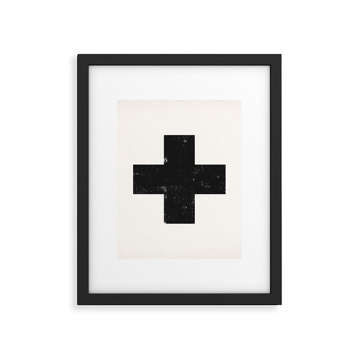 Ski Patrol Sign Framed Art Print Gallery Image 1