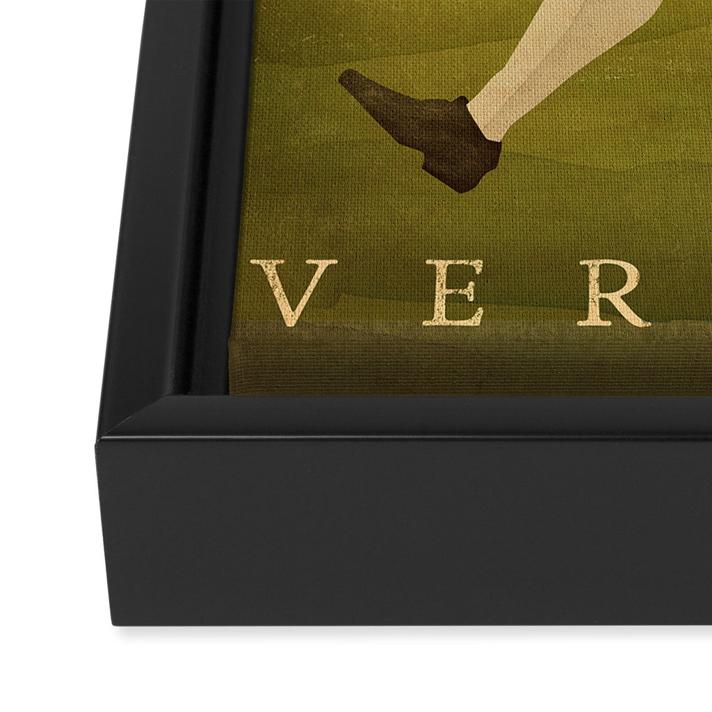 Vintage Golf Framed Canvas Print Gallery Image 3