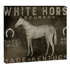 White Horse Bourbon Whiskey Kentucky USA Canvas Print Gallery Image 3