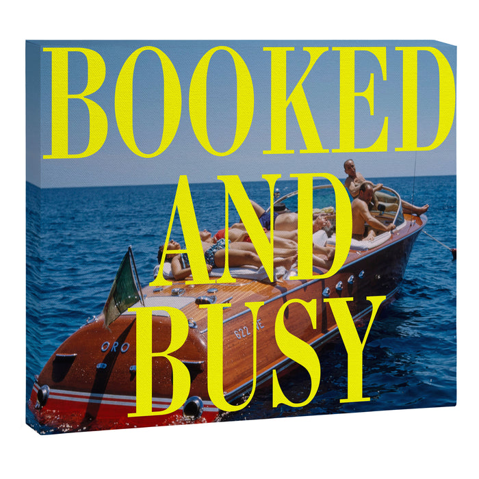 Booked and Busy Capri Canvas Print Gallery Image 1